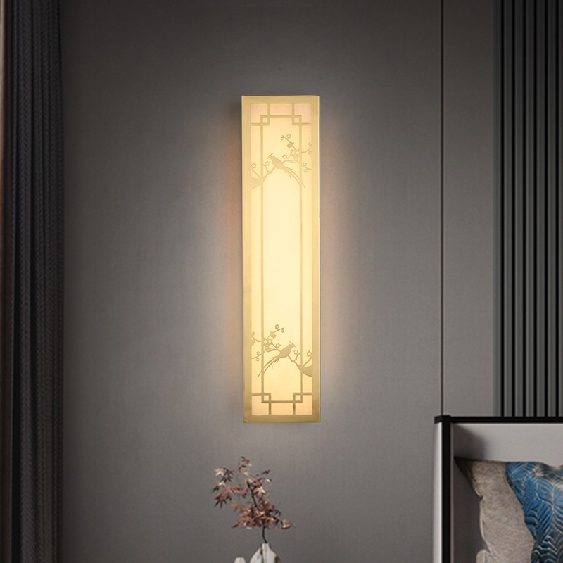 新中式全铜壁灯TX-881D系列全铜客厅灯简约客厅卧室餐厅灯现代酒店别墅工程中国风灯具