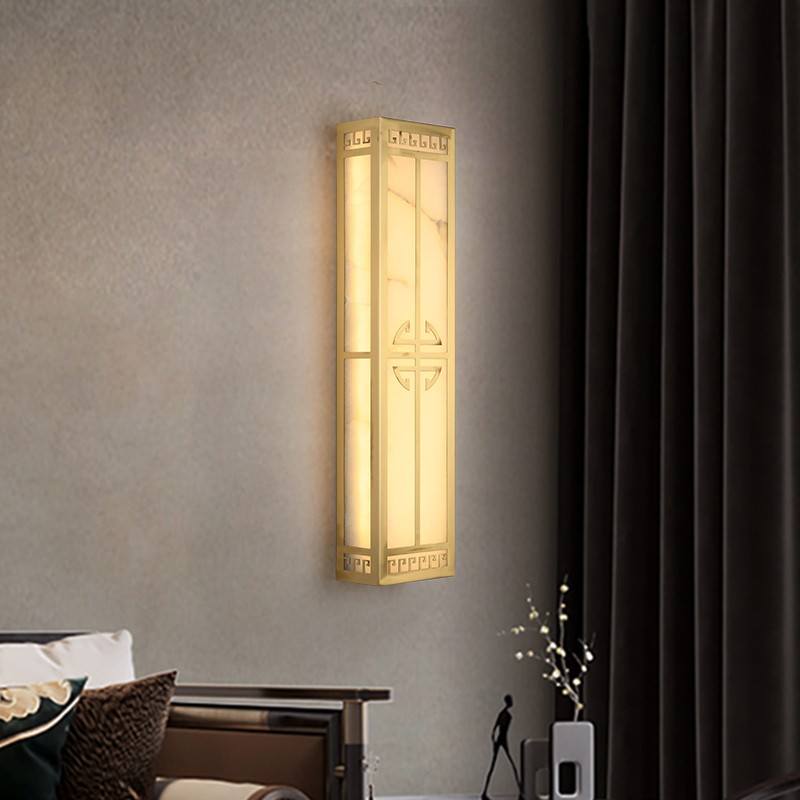 新中式全铜壁灯TX-881E系列全铜客厅灯简约客厅卧室餐厅灯现代酒店别墅工程中国风灯具