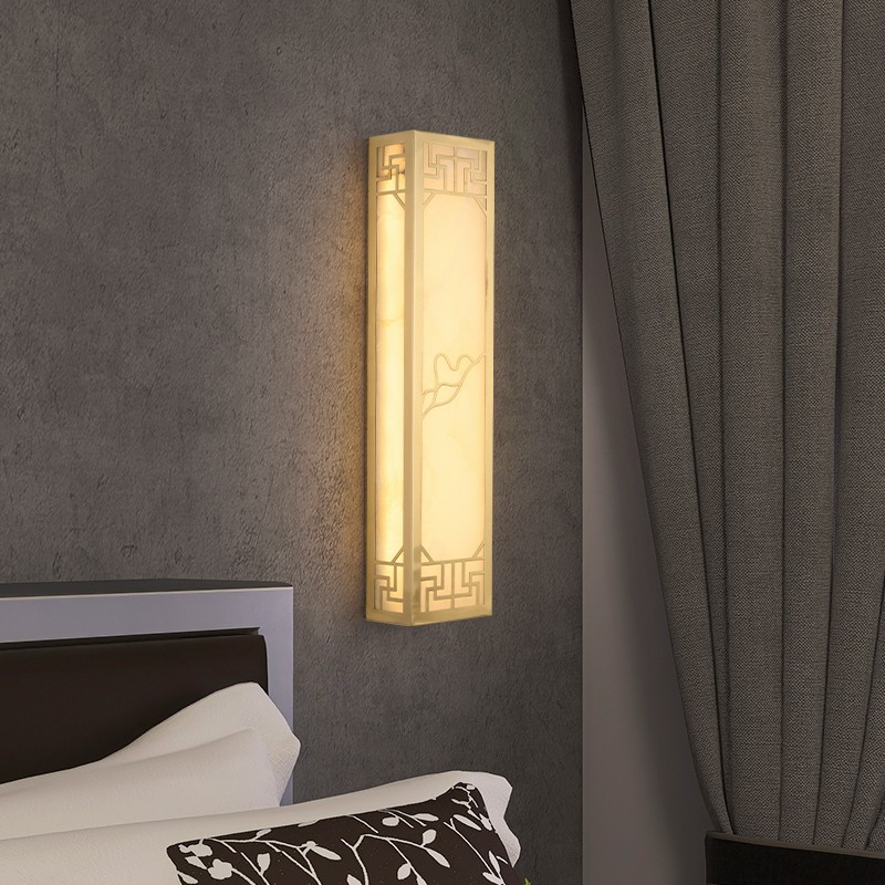 新中式全铜壁灯TX-881C系列全铜客厅灯简约客厅卧室餐厅灯现代酒店别墅工程中国风灯具