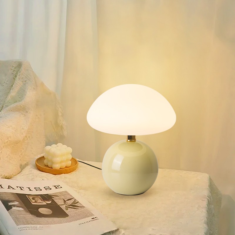 6092-RYG蘑菇小台灯奶油风台灯