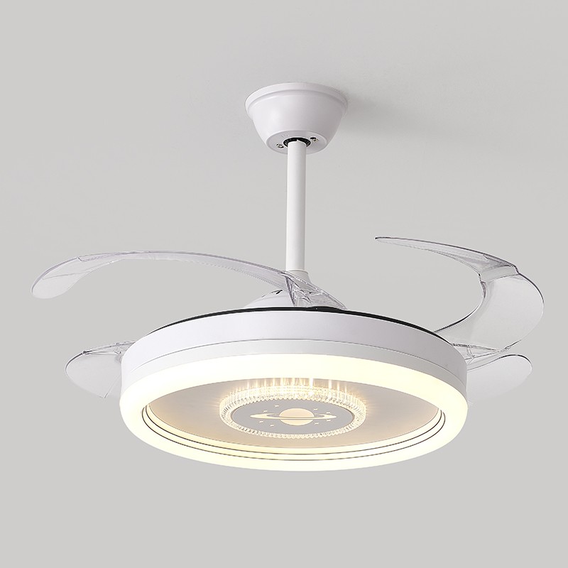 现代简约风扇灯YSL-9025自带三色光