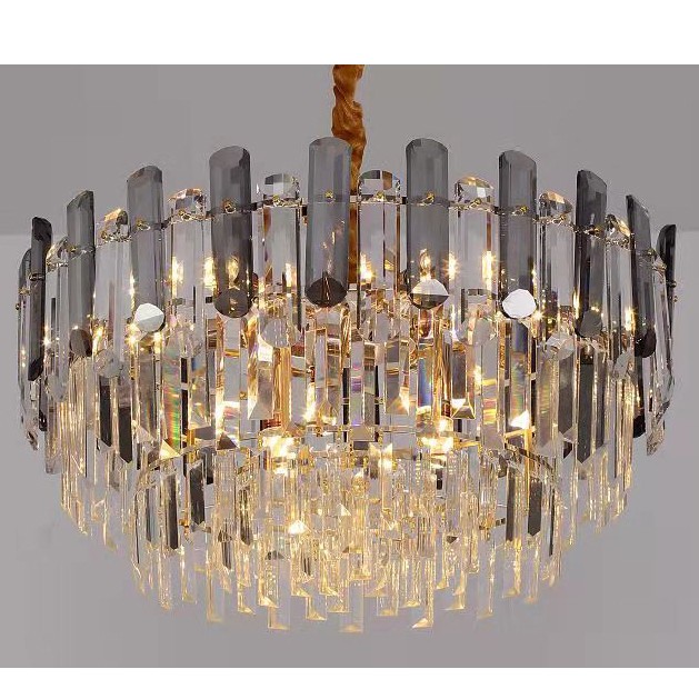 BJ-8011 轻奢水晶吊灯 带三色光源