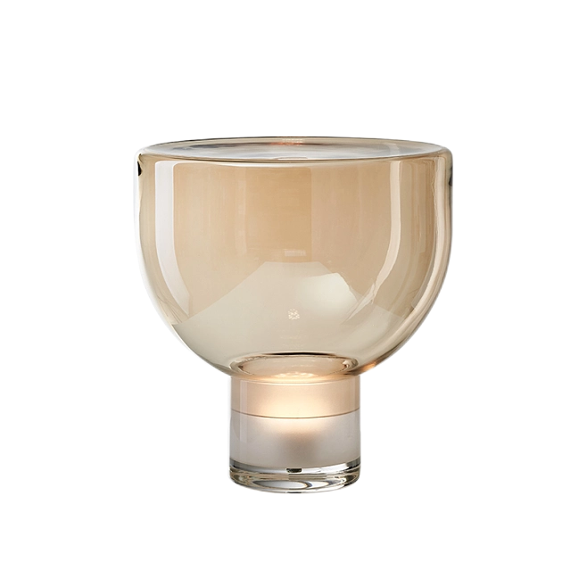 T4174-NC时尚玻璃台灯自带光源