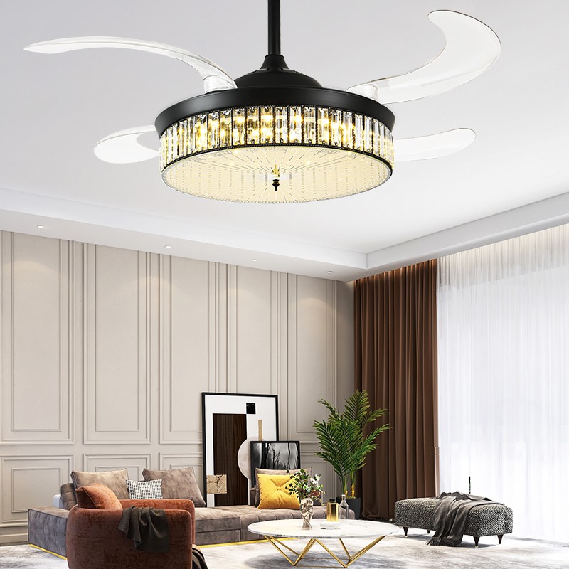 OC1063天猫智能隐形变频风扇灯卧室餐厅风扇灯