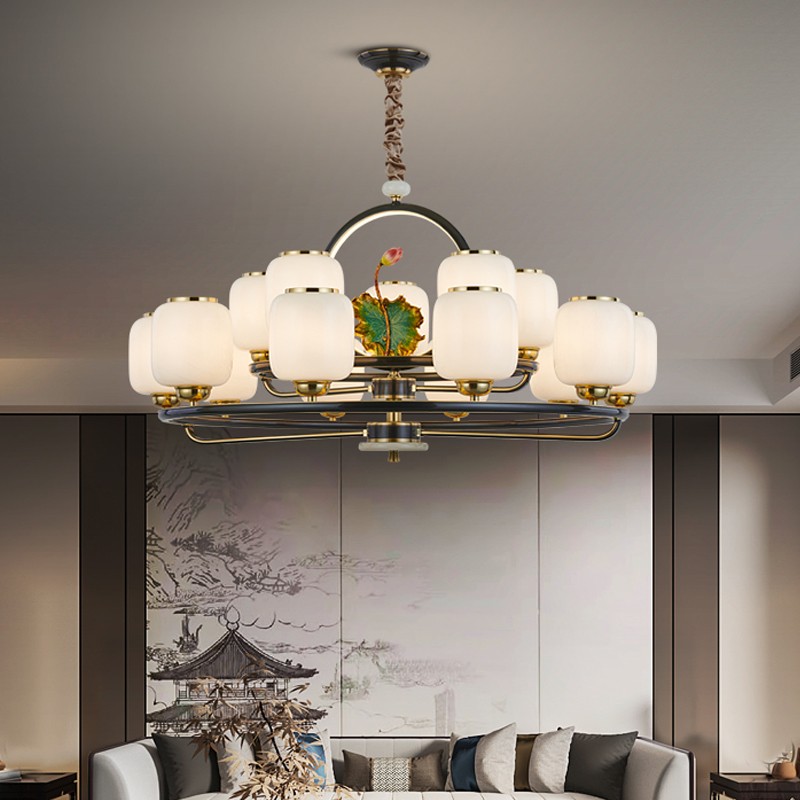 128新中式全铜吊灯128-88062