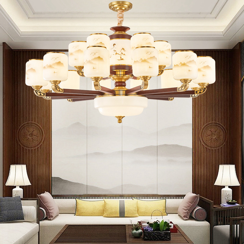 043新中式木艺吊灯043-33578