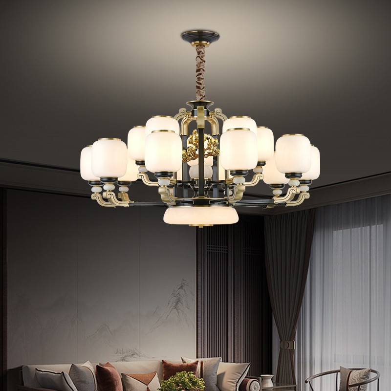 128全铜新中式吊灯128-88065系列