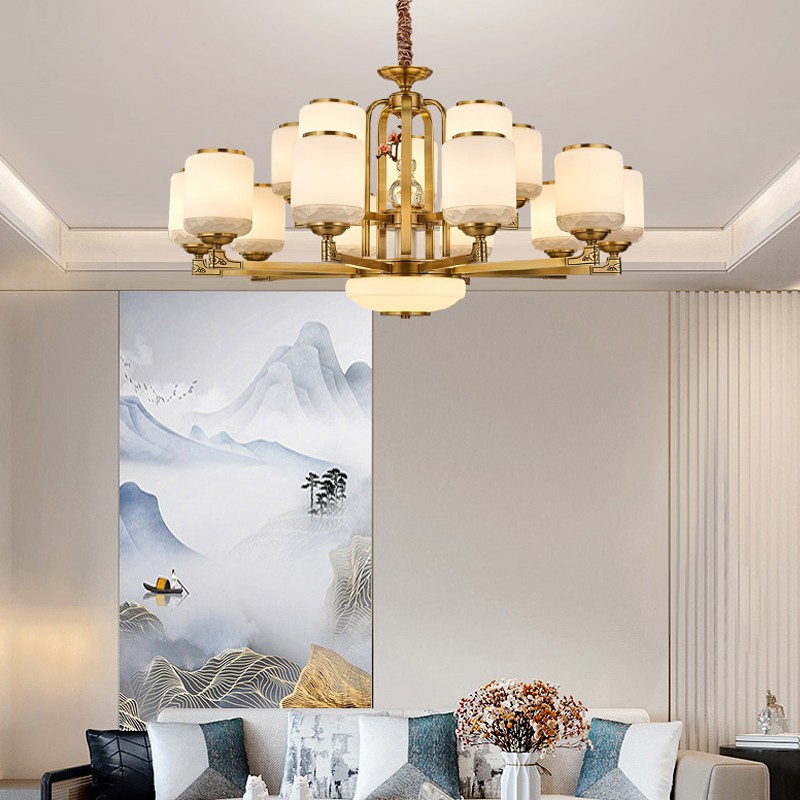 128新中式全铜吊灯128-61263