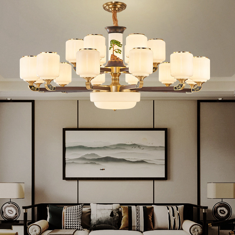 043新中式木艺吊灯043-33583