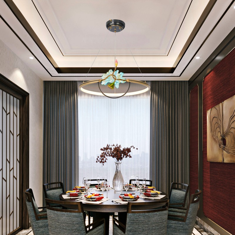 128全铜新中式吊灯128-6808系列