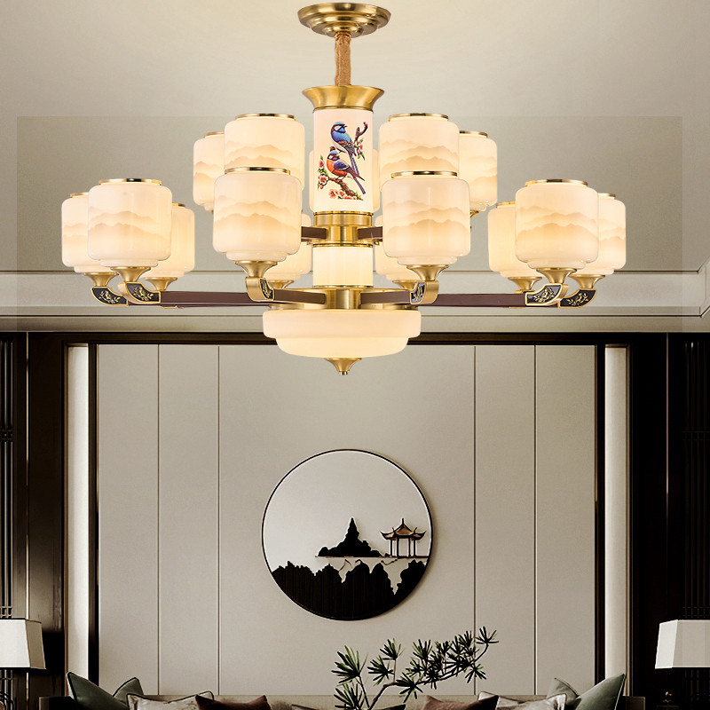 043新中式木艺吊灯043-33585