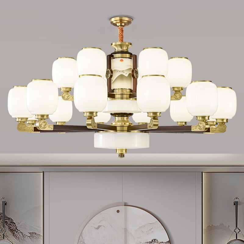 007中式木艺吊灯007-T6063