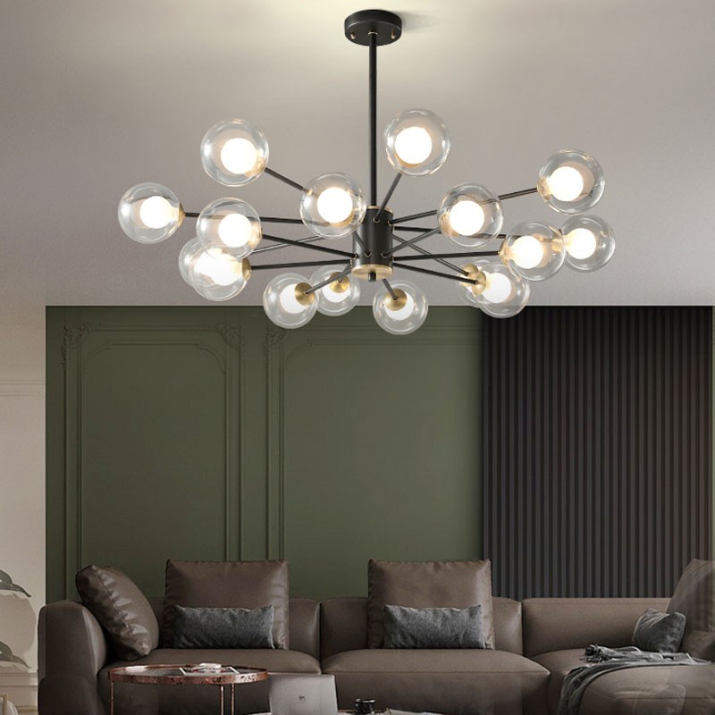 022铁艺球中球客厅卧室灯轻奢吊灯022-1336