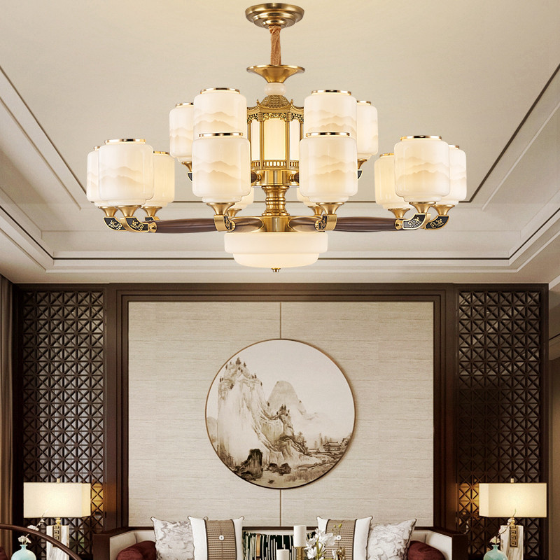 043新中式木艺吊灯043-33582