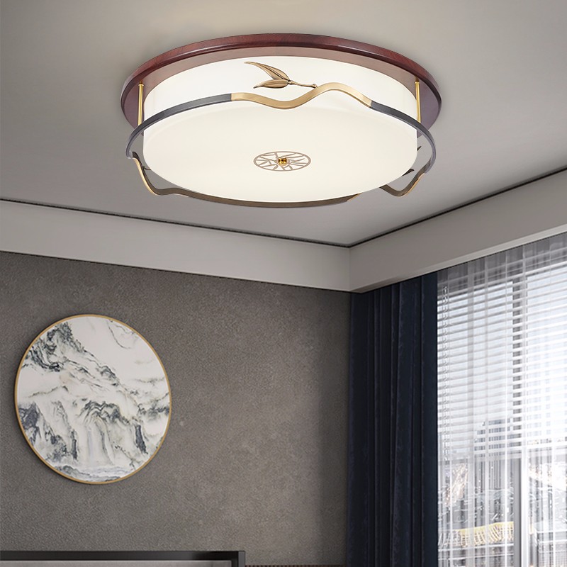 147中式木艺吸顶灯客厅灯147-9051