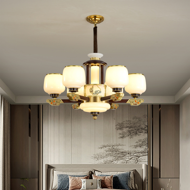 127中式木艺吊灯127-7092