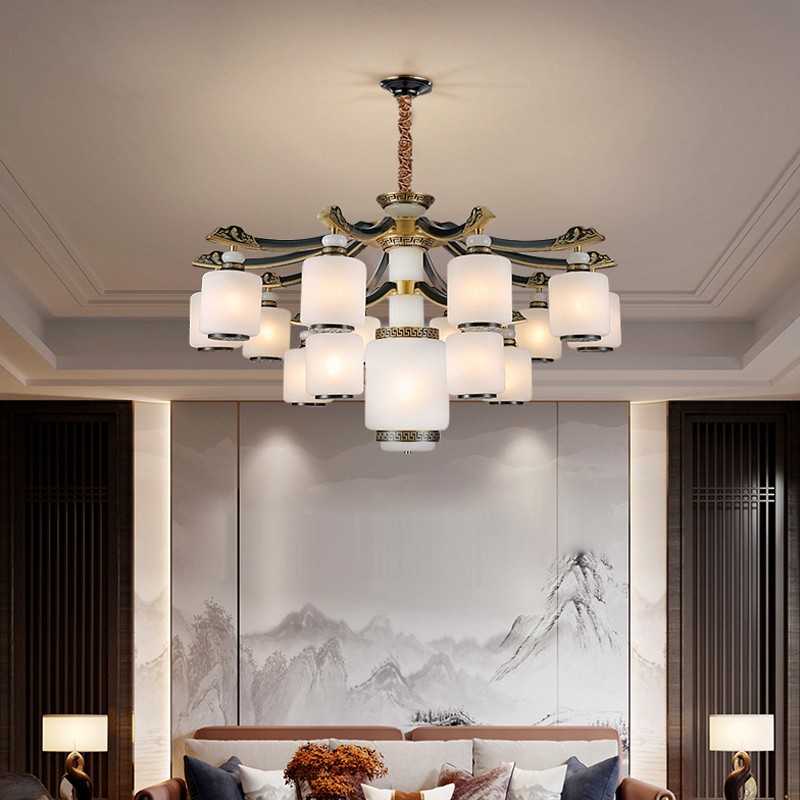 128全铜新中式吊灯128-6111系列